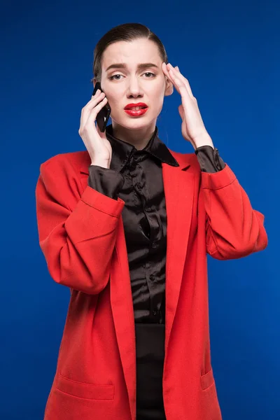 Chica hablando por teléfono — Foto de Stock