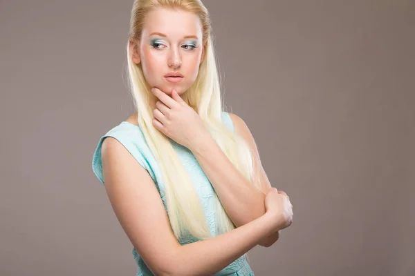 Young blonde woman Stock Image