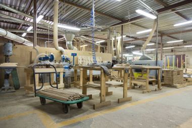 Ahşap kapılar fabrika iç