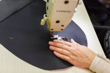 Kadın dikiş çanta detay