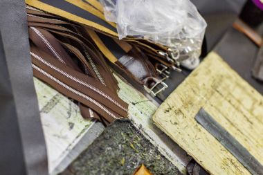 Malzeme ve aksesuarları, çanta Sanayi üretim 