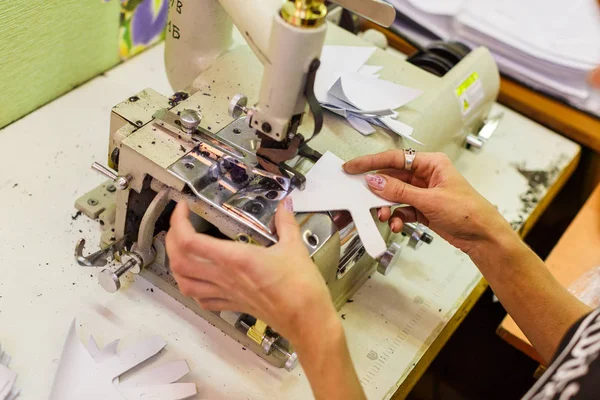 Kadın dikiş çanta detay