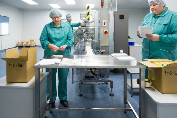 Dentro Calça Farmacêutica Minskinterkaps Minsk Bielorrússia — Fotografia de Stock