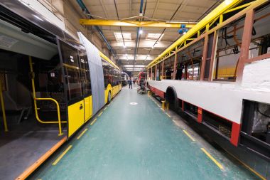 Belcommunmash endüstriyel fabrika içinde Minsk, Beyaz Rusya