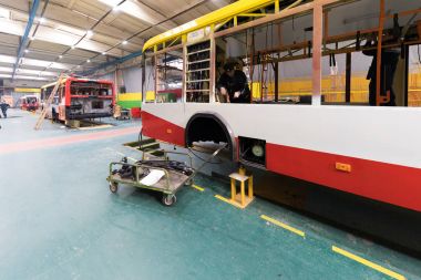 Belcommunmash endüstriyel fabrika içinde Minsk, Beyaz Rusya