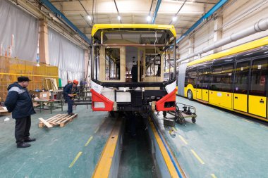 Belcommunmash endüstriyel fabrika içinde Minsk, Beyaz Rusya