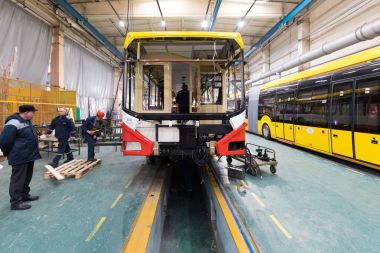 Belcommunmash endüstriyel fabrika içinde Minsk, Beyaz Rusya