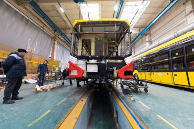 Belcommunmash endüstriyel fabrika içinde Minsk, Beyaz Rusya