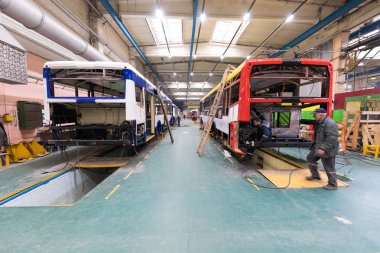 Belcommunmash endüstriyel fabrika içinde Minsk, Beyaz Rusya