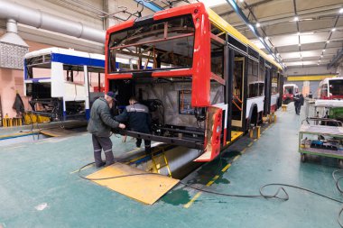 Belcommunmash endüstriyel fabrika içinde Minsk, Beyaz Rusya