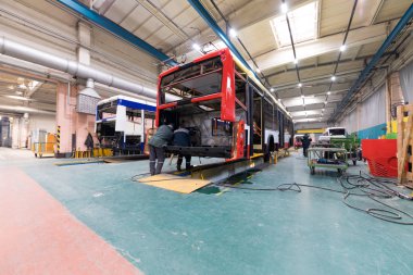 Belcommunmash endüstriyel fabrika içinde Minsk, Beyaz Rusya