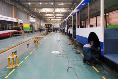 Belcommunmash endüstriyel fabrika içinde Minsk, Beyaz Rusya