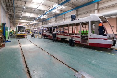 Belcommunmash endüstriyel fabrika içinde Minsk, Beyaz Rusya