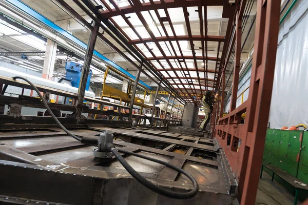 Innerhalb Der Belcommunmash Industriellen Fabrik Minsk Weißrussland — Stockfoto