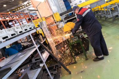 Belcommunmash endüstriyel fabrika içinde Minsk, Beyaz Rusya