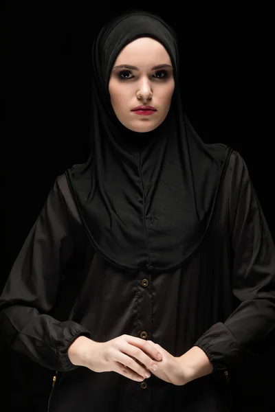 Portrait Young Muslim Woman Traditional Clothes — Stock Photo, Image