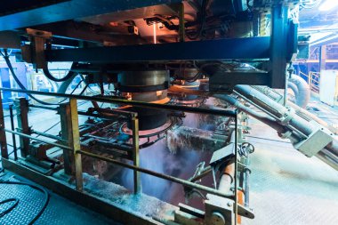 Fiberglas üretim endüstrisi ekipmanları üretim alanında