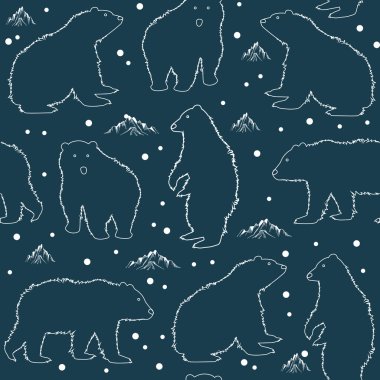 Kutup ayısıyla kusursuz desen.