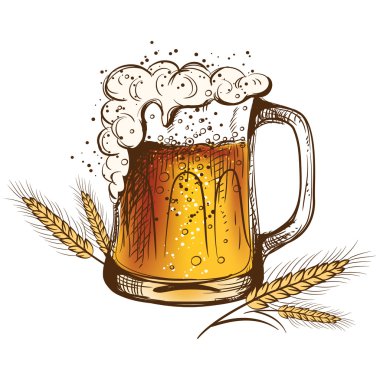 Siluet bir geyik. Çizilmiş tipografi poster, tebrik kartı, t-shirt tasarım 