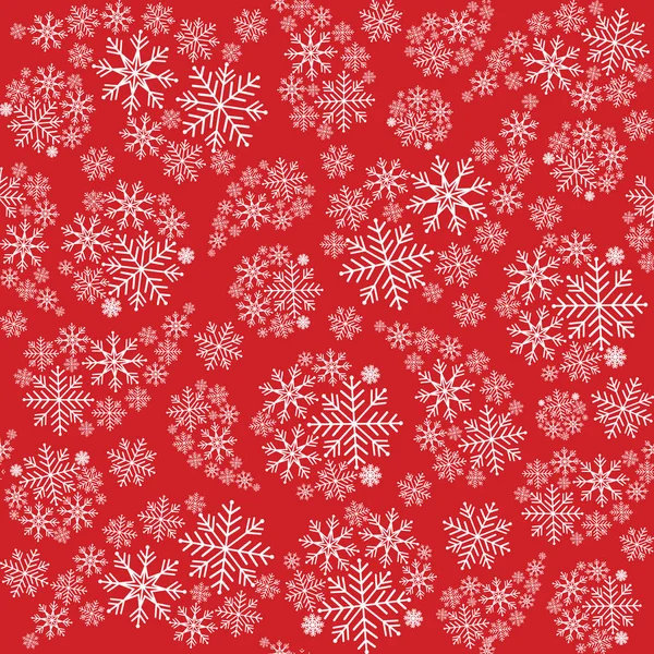 Snowflake padrão sem costura. Fundo de flocos de neve. Padrão de Natal . — Vetor de Stock