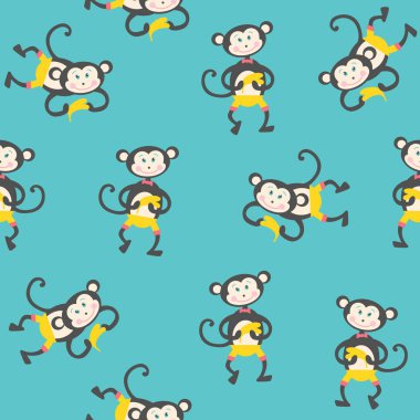 Maymunlar ile Seamless Modeli. 