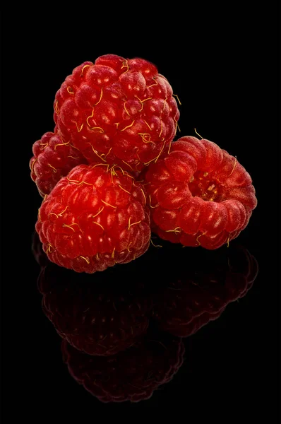 Pile de framboises — Photo