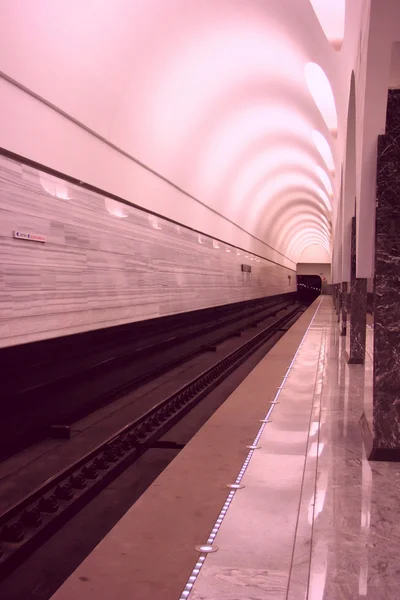 Interno della stazione della metropolitana Mosca — Foto Stock