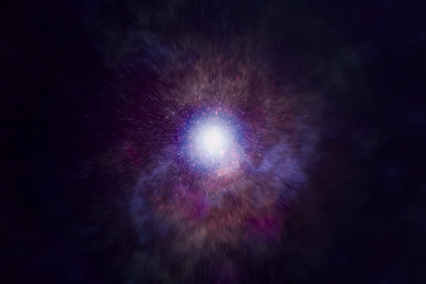 Supernova esplosione viola — Foto Stock