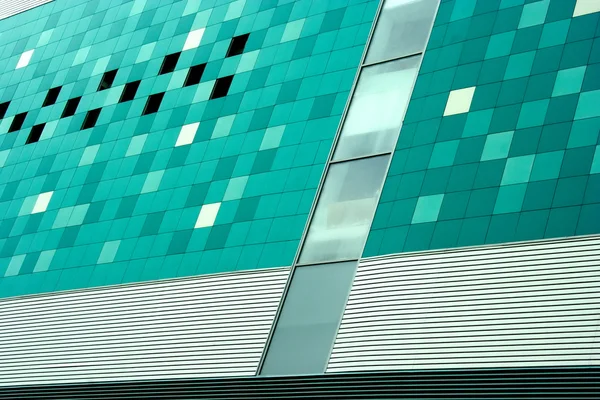 Modern gebouw muur windows — Stockfoto