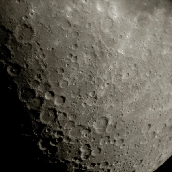 Moon surface closeup — Stock Photo, Image