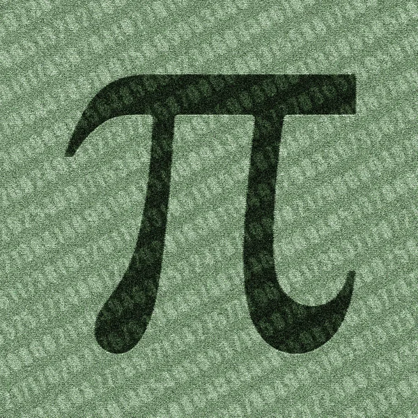 Фоновый фон значения Pi — стоковое фото