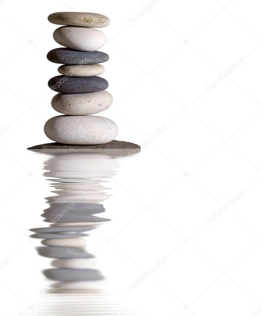 Zen stones isolated
