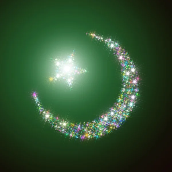Symbol gwiazdy islamu — Zdjęcie stockowe