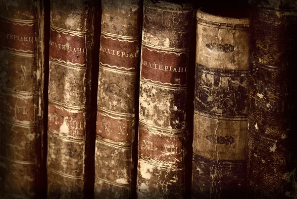 Antike alte Bücher — Stockfoto