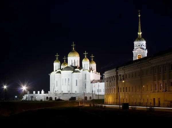 Kathedraal Russische nacht — Stockfoto