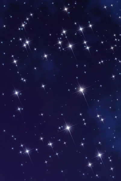 Rymden stjärnor nebulosa — Stockfoto
