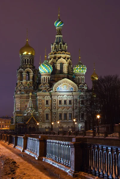 Kathedraal Verlosser op het bloed Sint-Petersburg Rusland — Stockfoto