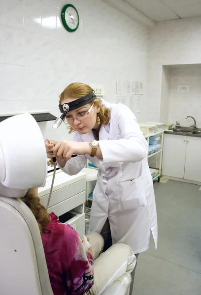 Young girl physician