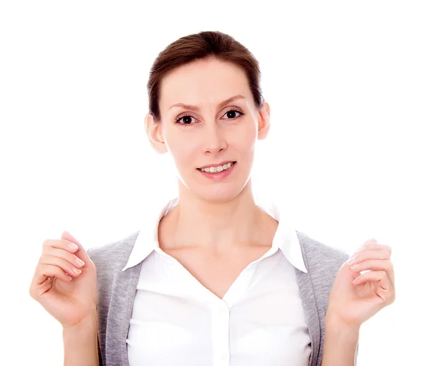 Hermosa mujer sonriendo — Foto de Stock