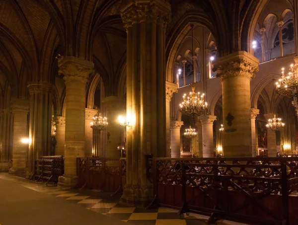 Gothic Cathedral Interior — Stock Photo, Image