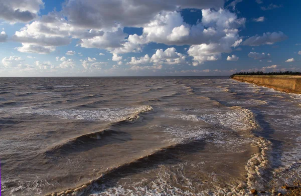 Tempesta del Mar d'Azov — Foto Stock