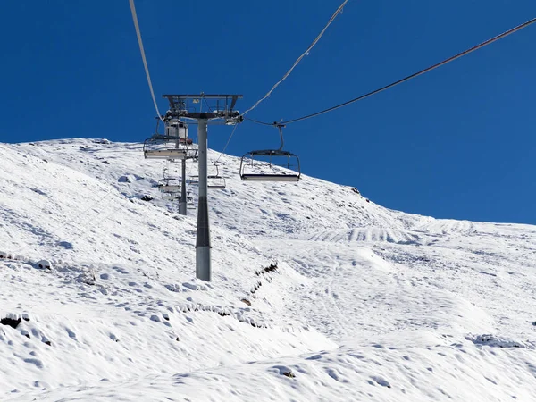 Καρέκλα ανελκυστήρα σκι — Φωτογραφία Αρχείου