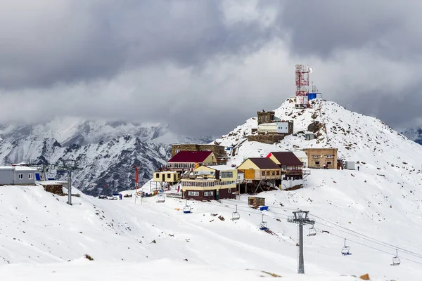 Winter ski campus resort