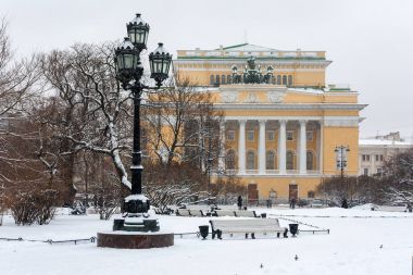 Alexandrinsky Tiyatrosu landmark St.Petersburg