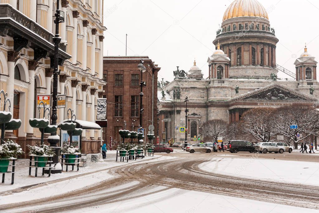 Saint Isaac's Cathedral landmark Petersburg