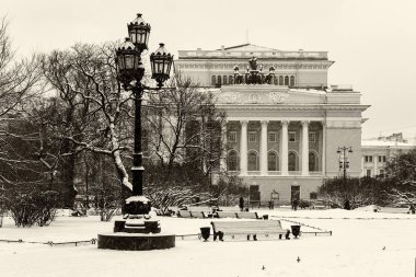 Alexandrinsky Tiyatrosu landmark St.Petersburg