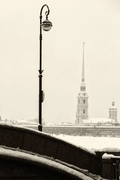 Toeristische Trekpleister Sint Petersburg Rusland Petrus Paulus Vesting Kathedraal Door — Stockfoto