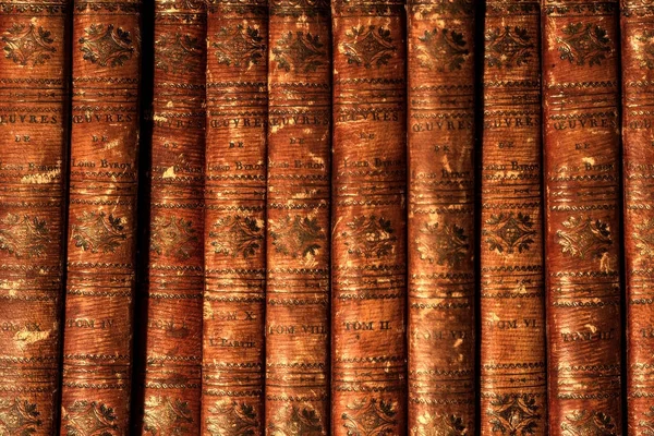 Livros antigos Byron — Fotografia de Stock