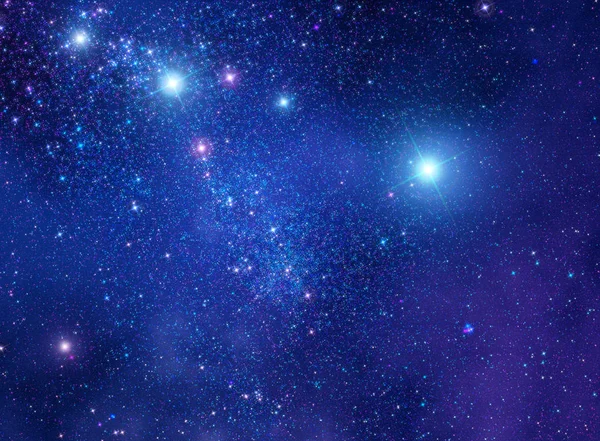 Фон космических звёзд — стоковое фото