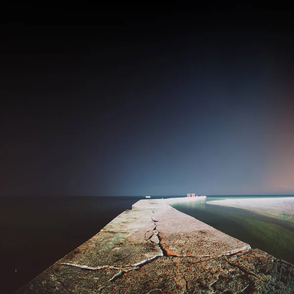 Tono scena paesaggio marino — Foto Stock